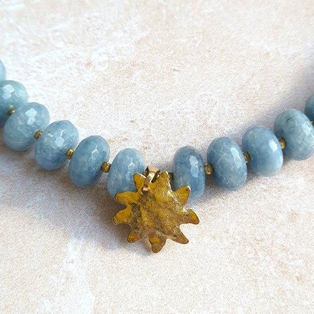 Collier Stella Aigue marine