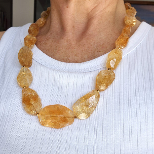 Collier Citrine