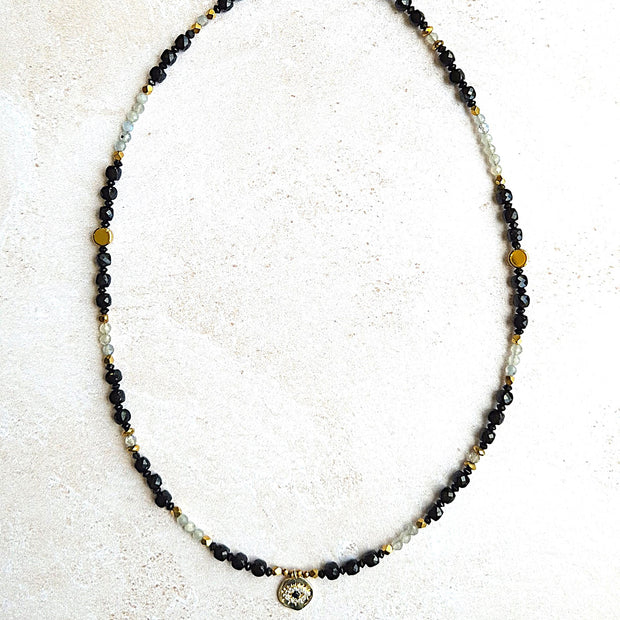 Collier Nox en Onyx