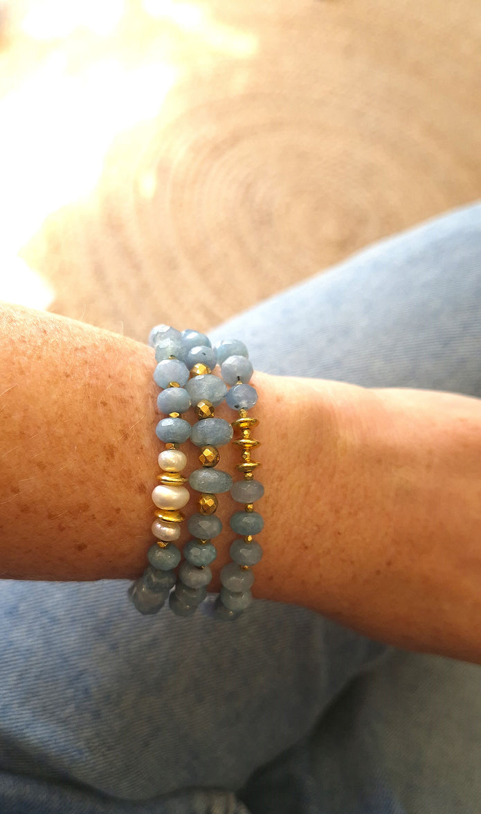 Bracelet Aigue marine
