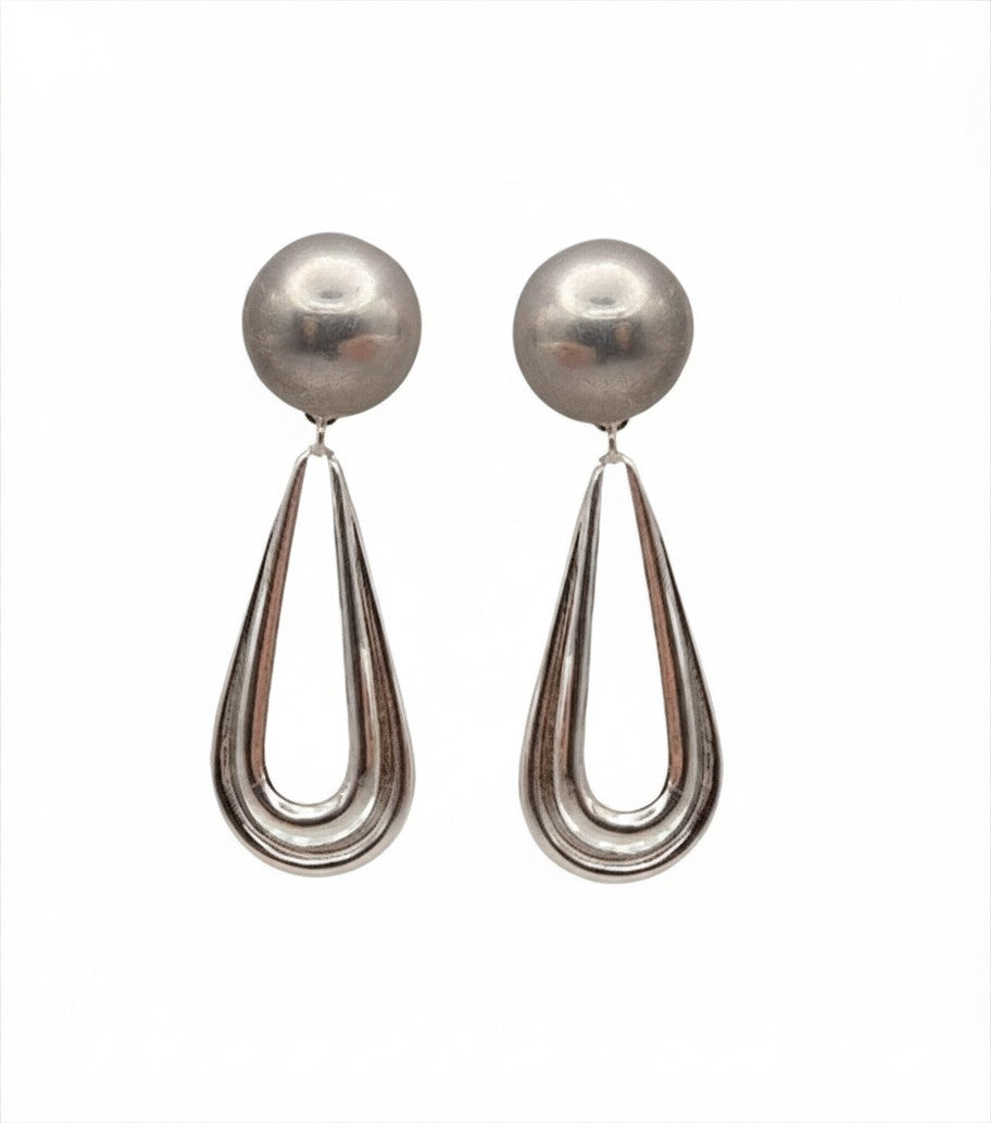 Boucle d'oreille MUSE argent