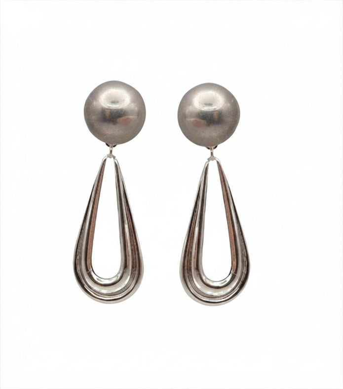 Boucle d'oreille MUSE argent