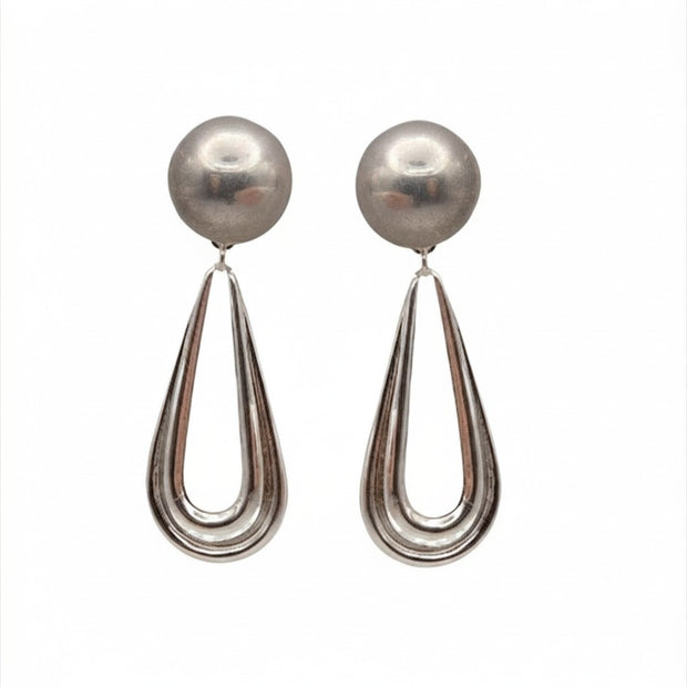 Boucle d'oreille MUSE argent