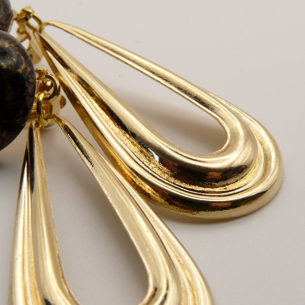 Boucle d'oreille MUSE or
