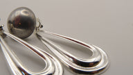 Boucle d'oreille MUSE argent