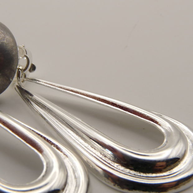 Boucle d'oreille MUSE argent