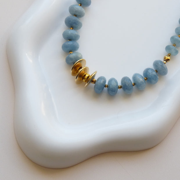 COLLIER AIGUE MARINE