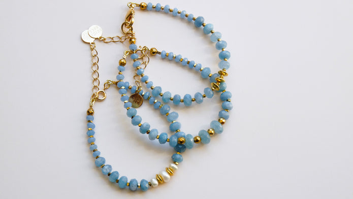 Bracelet Aigue marine