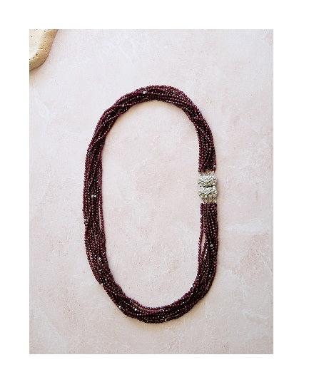 Collier Grenat