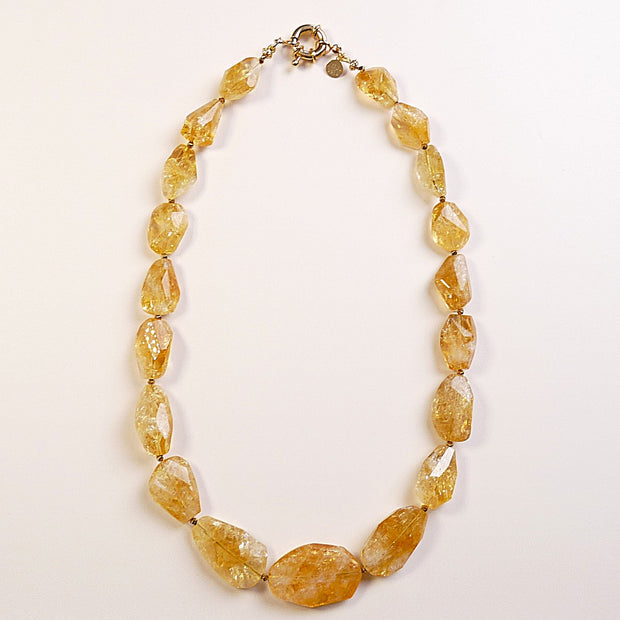 Collier Citrine