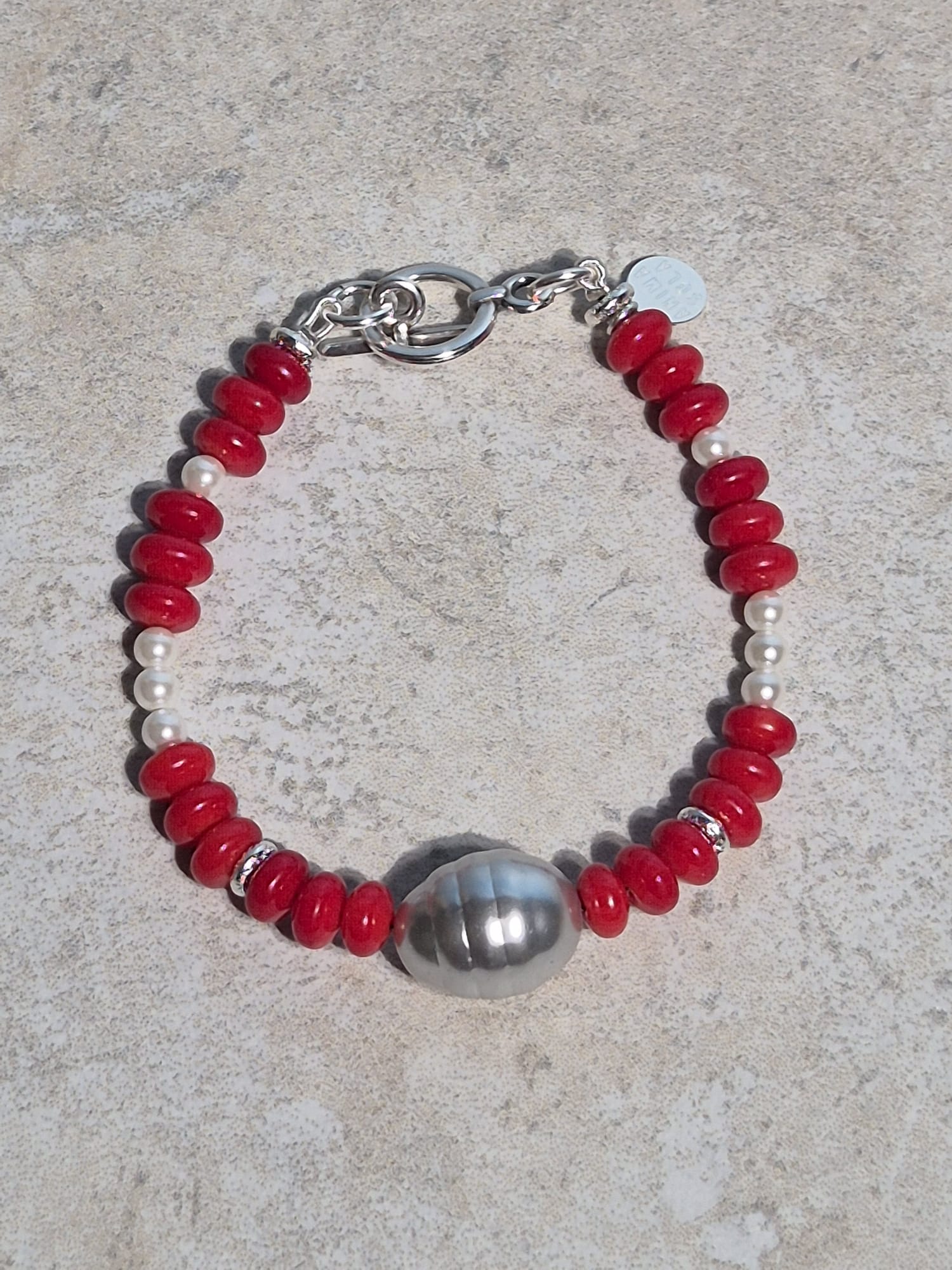 Bracelet SIROCCO ARGENT & NACRE