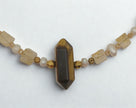COLLIER CITRINE OEIL DE TIGRE