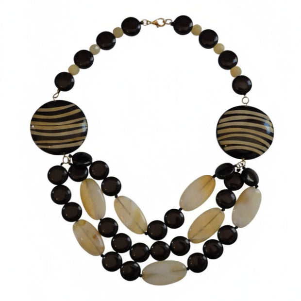 Collier ZEBRA 3 rangs